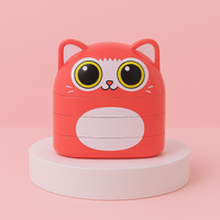 Sello Personalizado Infantil - Doble tinta · Negro y Blanco · Resistente al lavado